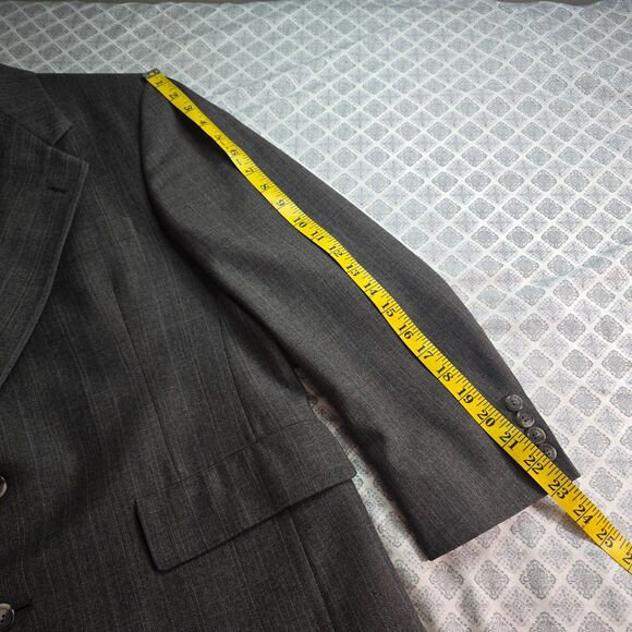 Hart Schaffner & Marx Raleighs Heritage Collection Blazer Gray 42R - Picture 11 of 12